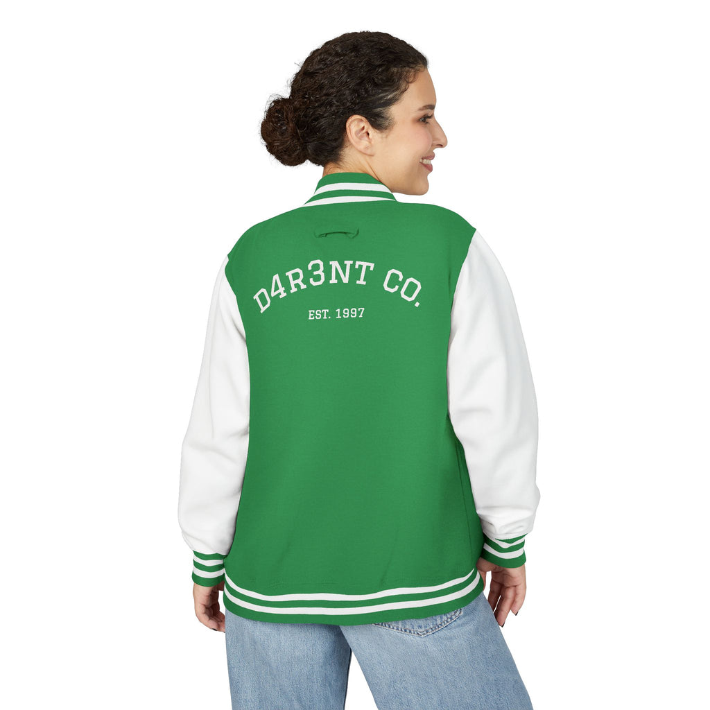 D4R3NT Unisex Heavyweight Letterman Jacket