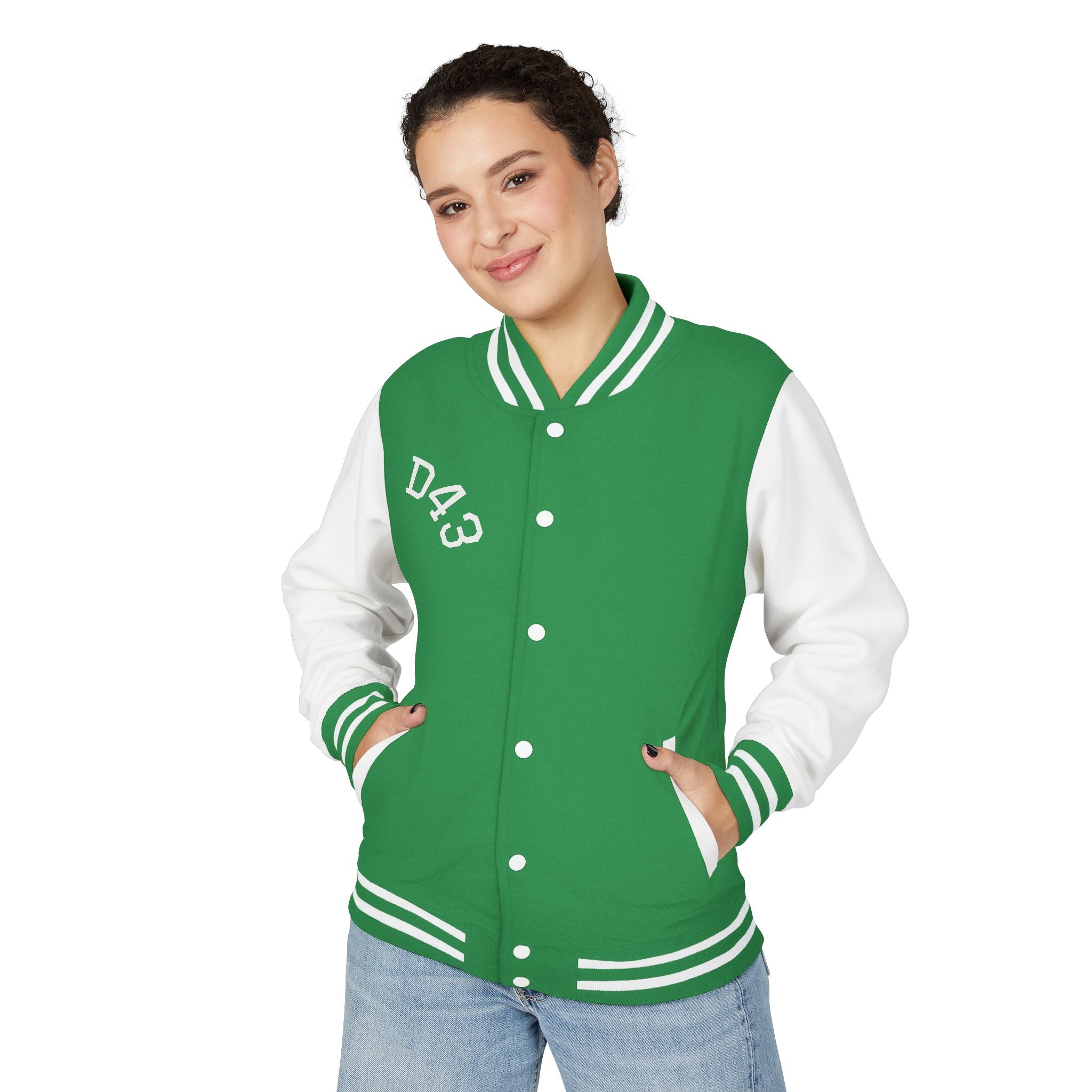 D4R3NT Unisex Heavyweight Letterman Jacket
