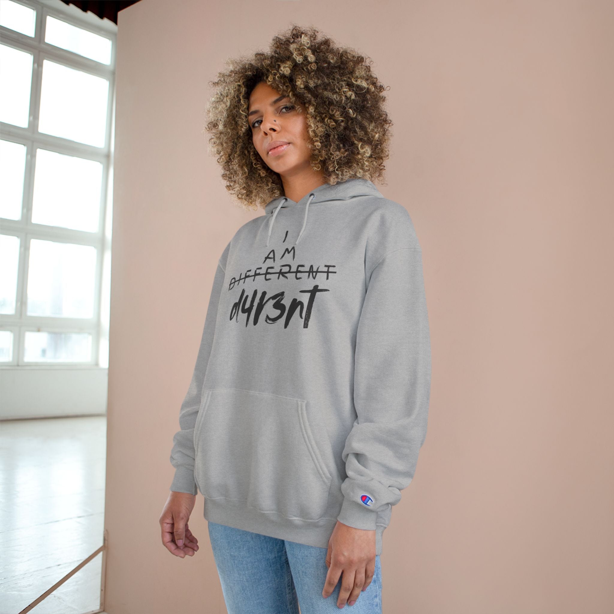 'I Am Different' Champion Hoodie