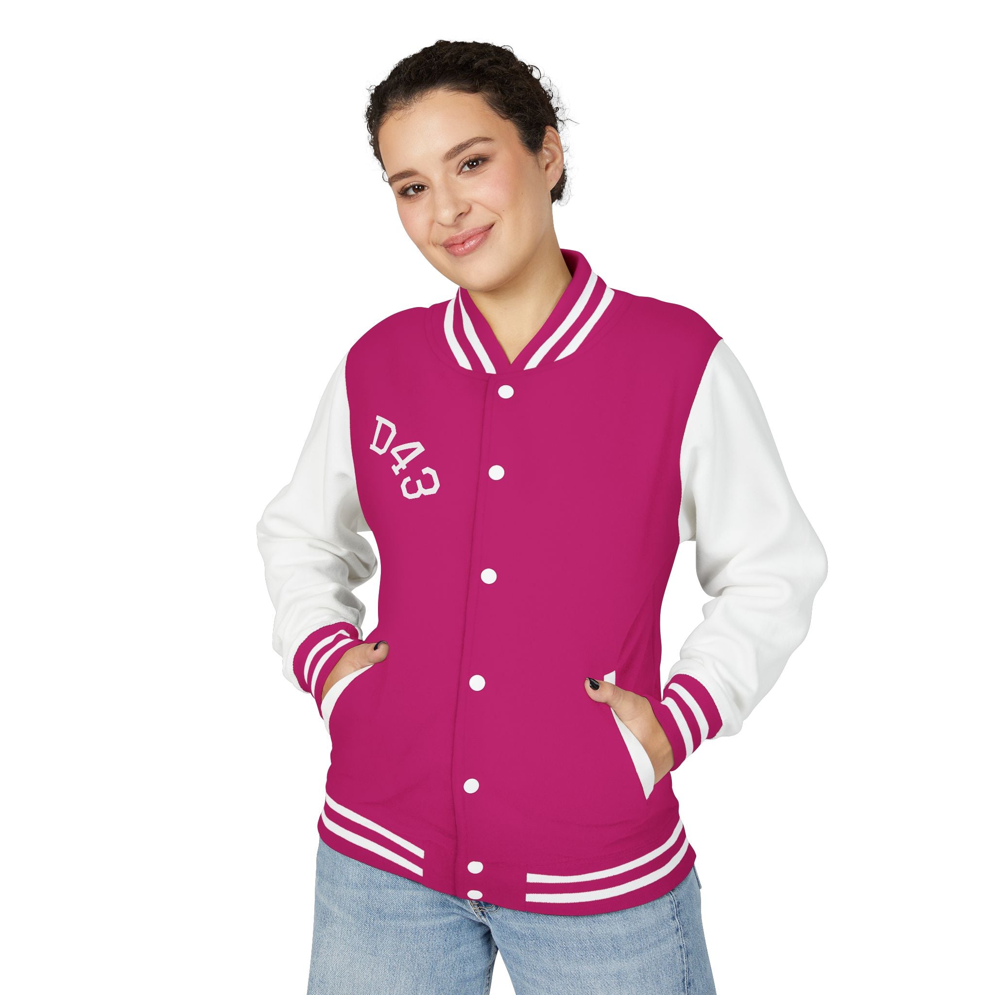 D4R3NT Unisex Heavyweight Letterman Jacket