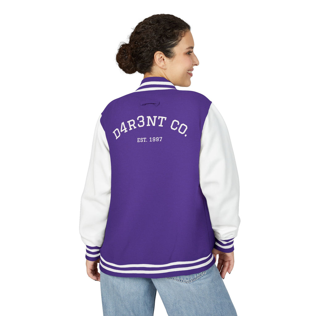 D4R3NT Unisex Heavyweight Letterman Jacket