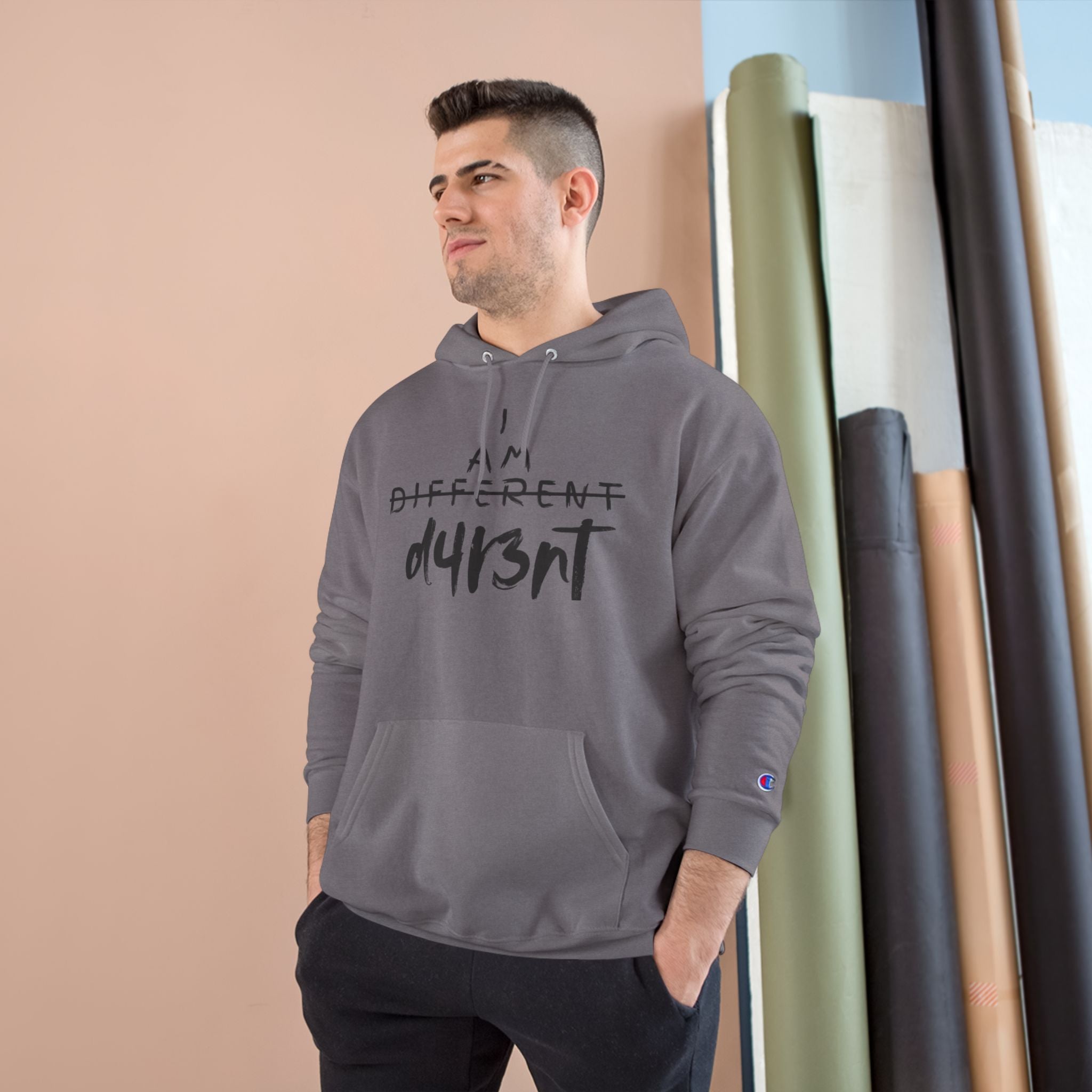 'I Am Different' Champion Hoodie