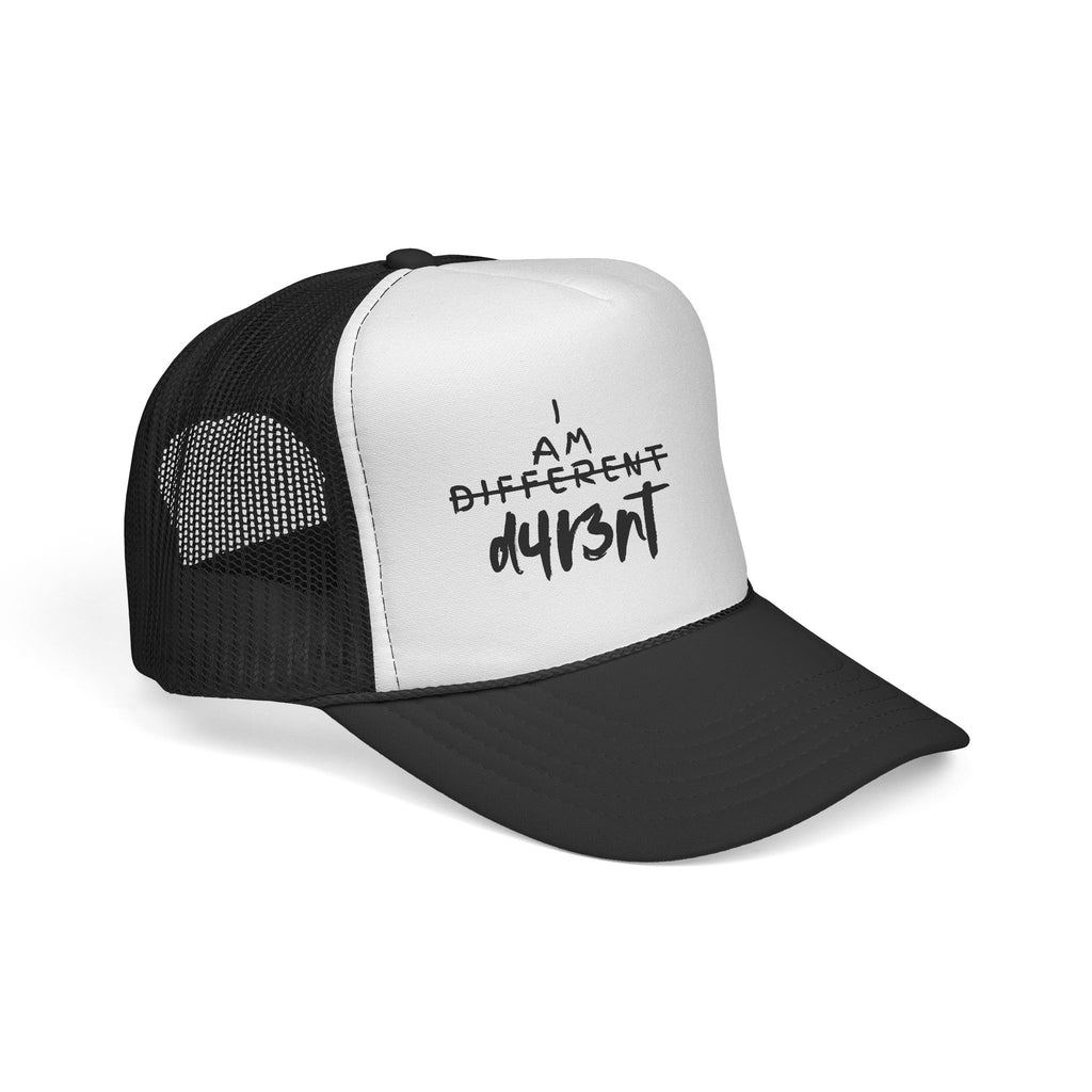 Trucker Cap — "I Am Different" Bold Handwritten Design