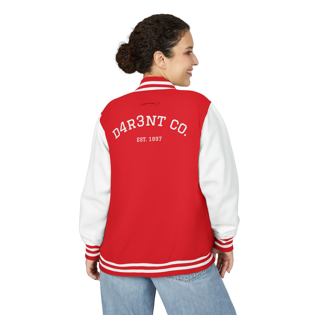 D4R3NT Unisex Heavyweight Letterman Jacket