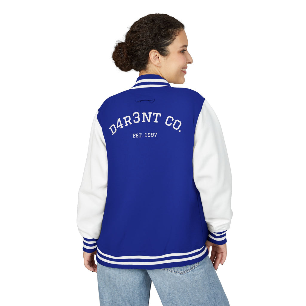 D4R3NT Unisex Heavyweight Letterman Jacket