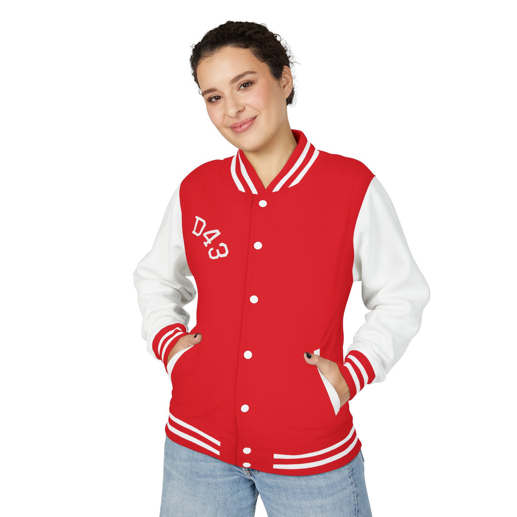 D4R3NT Unisex Heavyweight Letterman Jacket